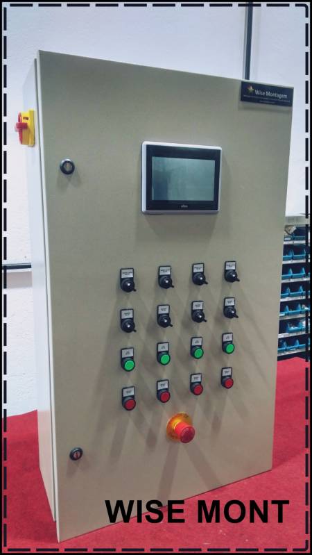 Painel de comandos elétricos